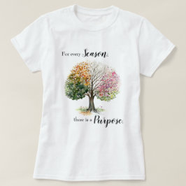 T-SHIRT 4-SEIZOEN WATERVERF BIBLE VERSE