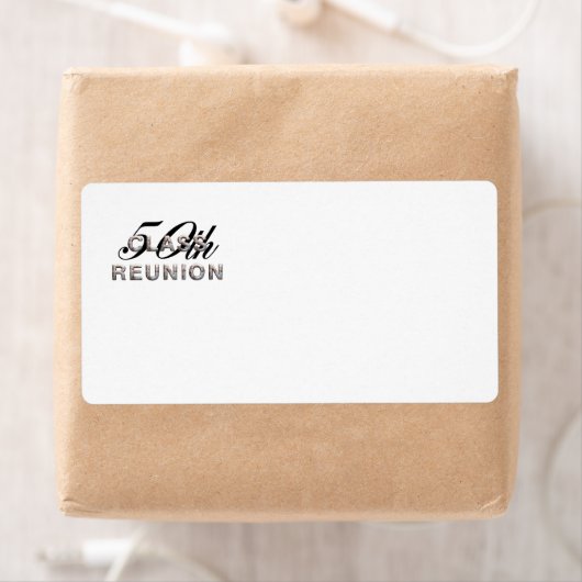 T-SHIRT 50e klas reünie Etiket (Insitu)
