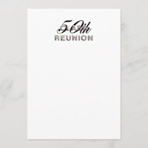 T-SHIRT 50e klas reünie Kaart