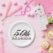 T-SHIRT 50e klas reünie Papieren Bordje (Feest)