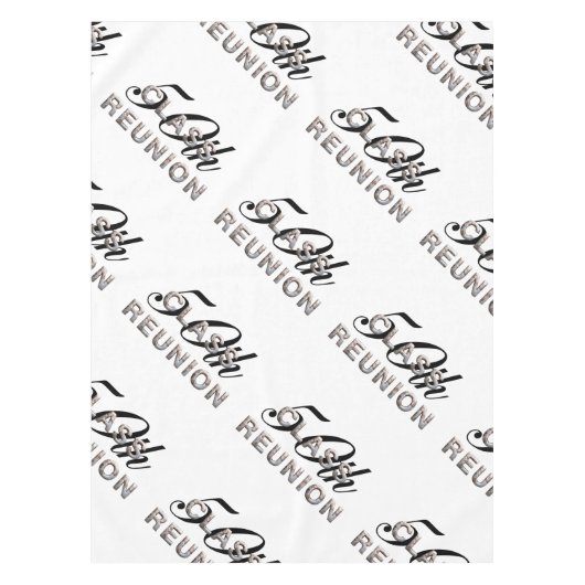 T-SHIRT 50e klas reünie Tafelkleed (Voorkant)