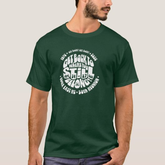 T-shirt 50e Reünie (Voorkant)