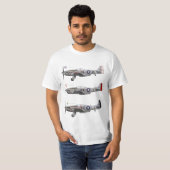 T-Shirt 78th Fighter Group P-51 Mustang (Voorkant volledig)