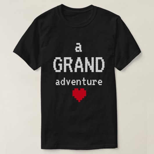 T-shirt "A Grand Adventure" (Design voorkant)