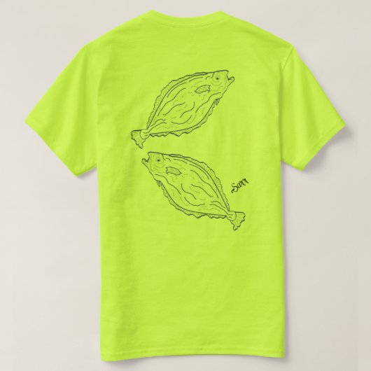 T-shirt: A Vissen We Go T-shirt (Design achterkant)