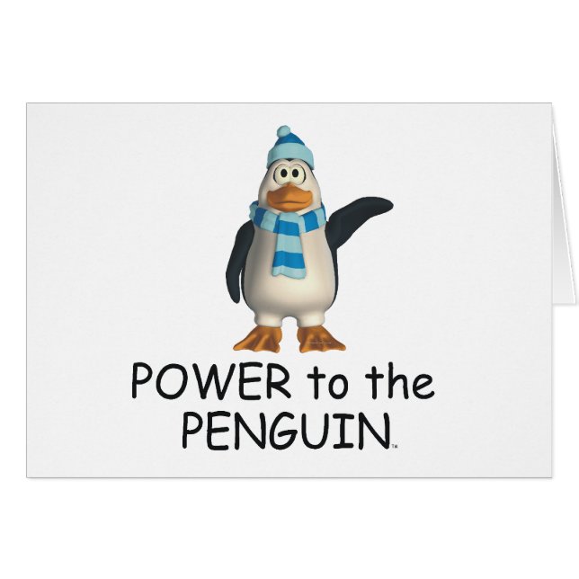 T-SHIRT aan Penguin (Voorkant Horizontaal)