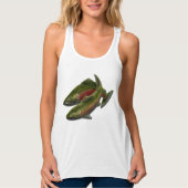 T-shirt Aangepast zalm Shirt voor dames zonder pij (Voorkant)