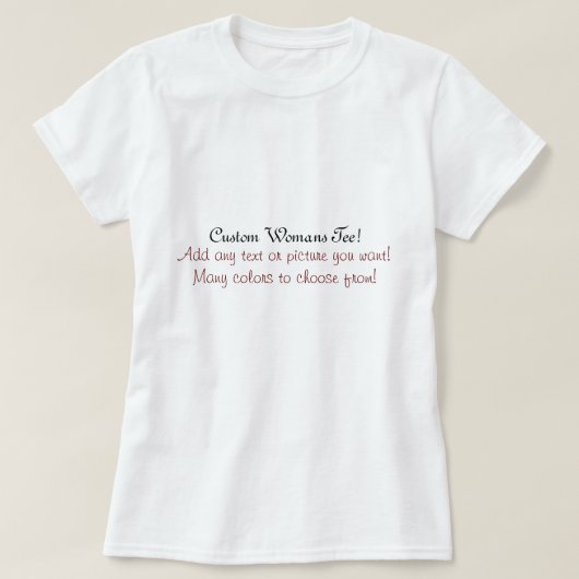 T-shirt aangepaste lettertypemomans (Design voorkant)