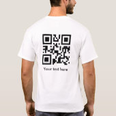 T-shirt (aangepaste tekst) (Achterkant)