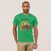 T-shirt aap in de buurt (Voorkant volledig)