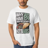T-shirt Abs en Kebabs (Voorkant)