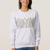T-Shirt Abstract Forest Stag (Voorkant)