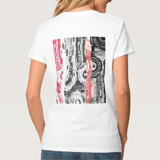 T-Shirt – Abstract Land (Achterkant)