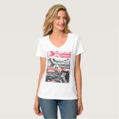 T-Shirt – Abstract Land (Voorkant volledig)