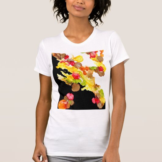 T-Shirt "Abstracte Bouquet" voor vrouwen (Voorkant)