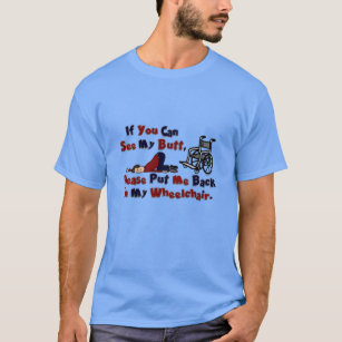T-shirt - achterin rolstoel