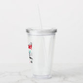 T-shirt Acryl Drinkbeker (Links)