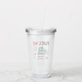 T-shirt Acryl Drinkbeker (Achterkant)