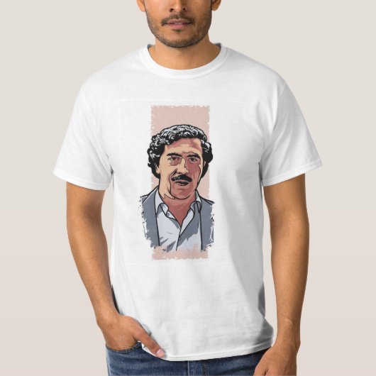 T-shirt adulte Pablo Emilio Escobar Gaviria (Voorkant)
