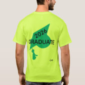 T-shirt : afgestudeerde 2026 (Achterkant)