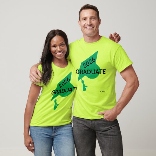 T-shirt : afgestudeerde 2026 (Unisex)