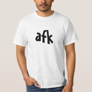 T-Shirt afk Gamers Gaming Gift Keyboard time-out