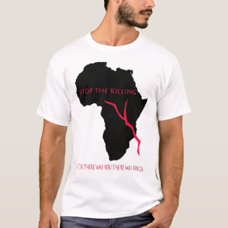 T-Shirt Africa Map - Bloed