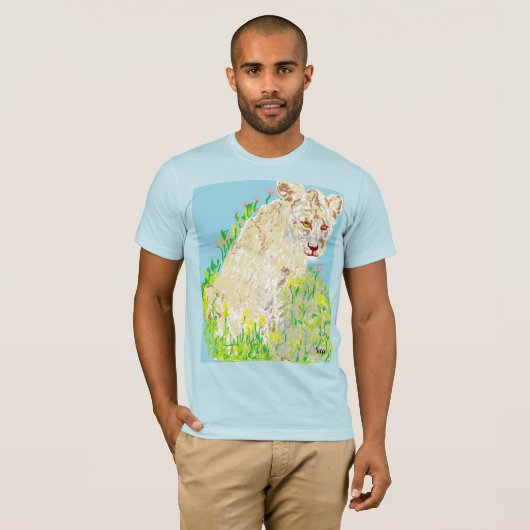 T-shirt : Afrikaanse Leeuw (Voorkant volledig)