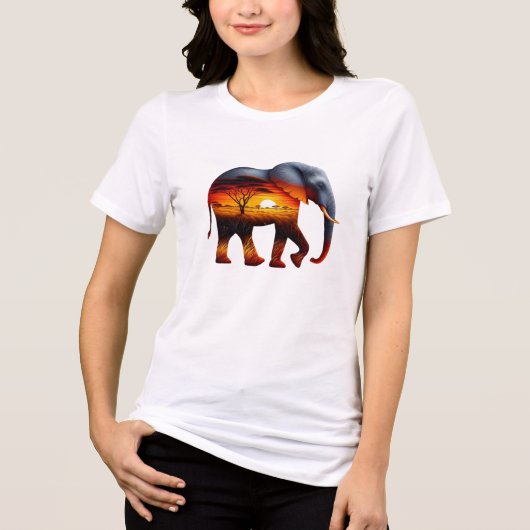 T-shirt Afrikaanse Olifant (Voorkant)