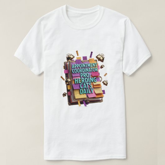 T-shirt Afspraak Coördinator Pro (Design voorkant)