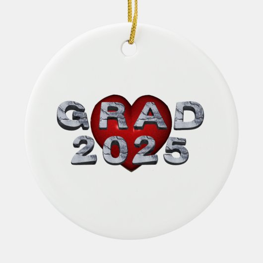 T-SHIRT Afstudeerder 2025 Keramisch Ornament (Voorkant)