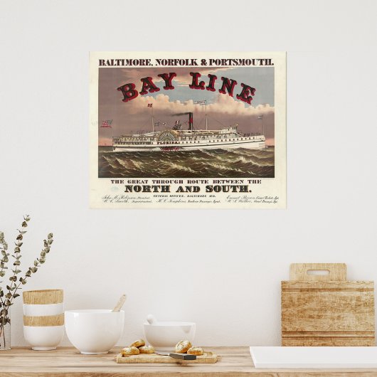 T-SHIRT Ahoy Poster (Keuken)