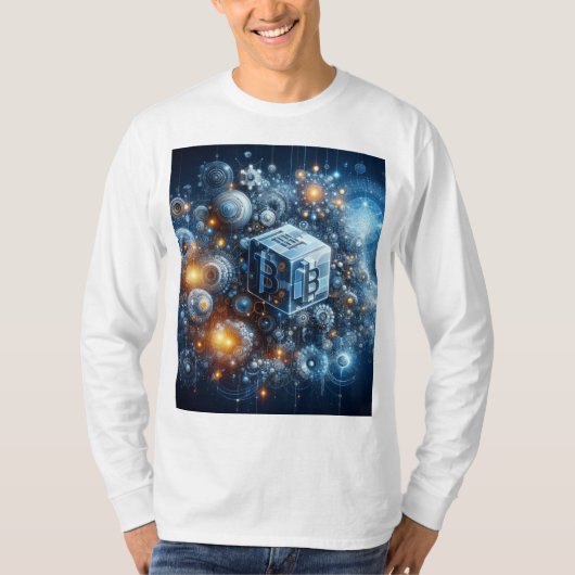 T-shirt AI x Blockchain Revolution (Voorkant)