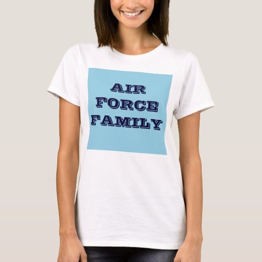 T-Shirt Air Force Family (Voorkant)