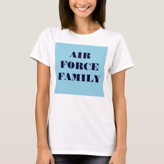 T-Shirt Air Force Family (Voorkant)