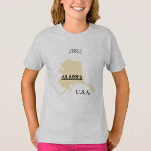 T-shirt - Alaska Map met City