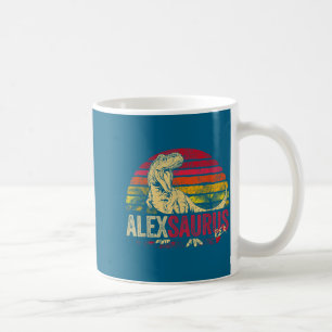 T-shirt Alex Saurus Dinosaur Rex Naam Koffiemok
