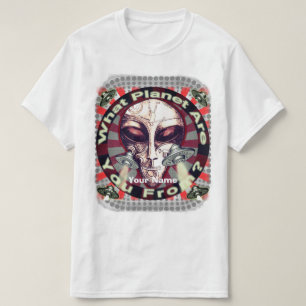 T-shirt Alien Planeet