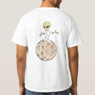 T-shirt "Alien sur sa planeet"