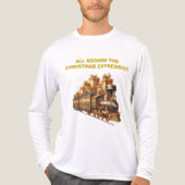 T-Shirt All Aboard the Xmas Express Long Sleeve  (Voorkant volledig)