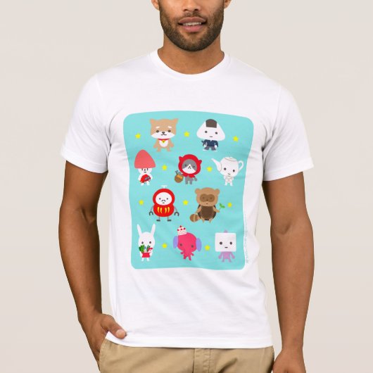 T-shirt - Alle tekens - sterren (Voorkant)