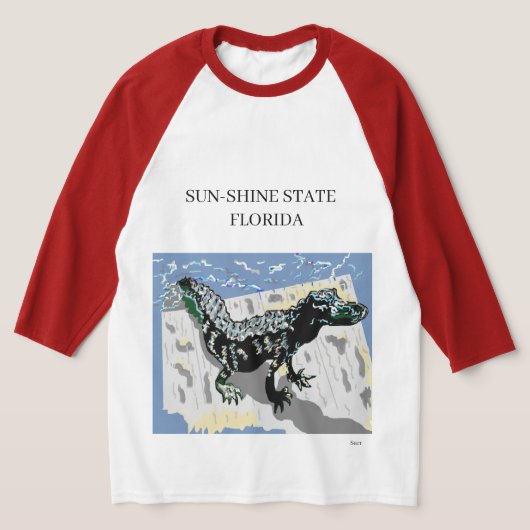 T-Shirt: Alligator Florida T-shirt (Laagn)