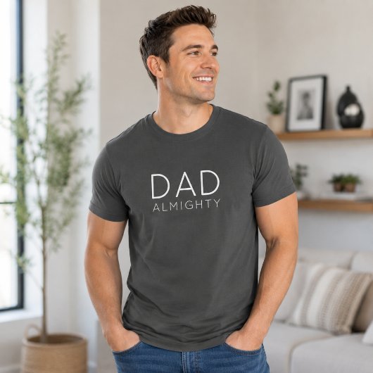 T-shirt 'Almachtige Papa' | Grappig Vaderdag Cadea