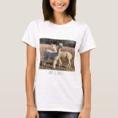 T-shirt - Alpacas Abby & Bailey (Voorkant)