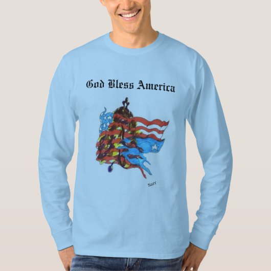 T-shirt : Amerika (Voorkant)