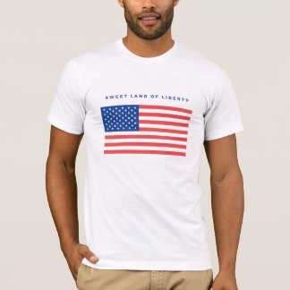 T-shirt Amerikaans zoete land van vrijheid