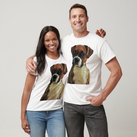 T-SHIRT AMERIKAANSE BOXER DOG (Unisex)