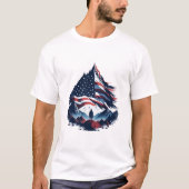 T-shirt Amerikaanse soldaat wallpaper Amerikaanse  (Voorkant)