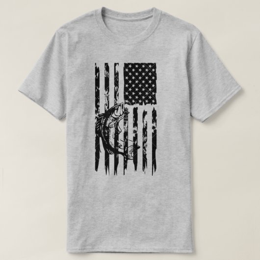 T-Shirt_Amerikaanse vissen T-shirt (Design voorkant)