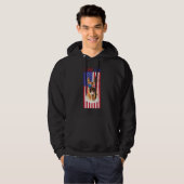T-shirt Amerikaanse vlag op 4 juli (Voorkant volledig)